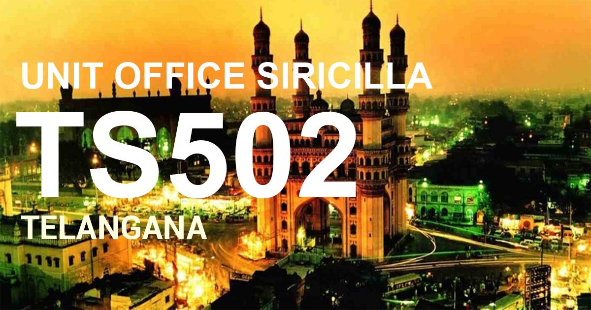 TS502 || UNIT OFFICE SIRICILLA
